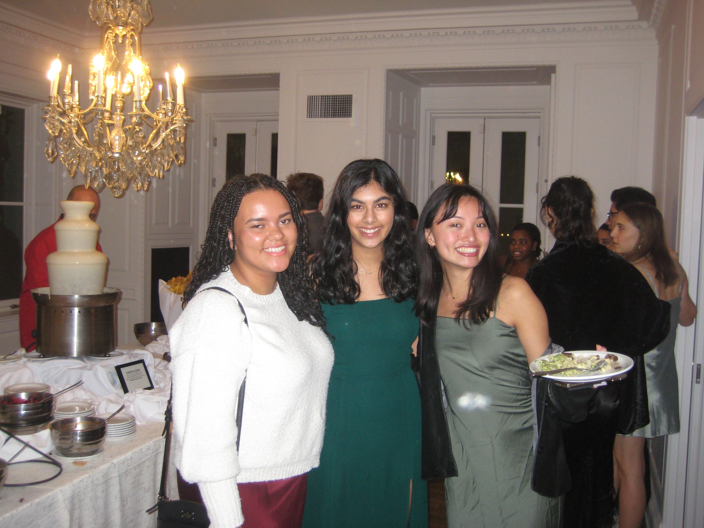 Rice students at an event.