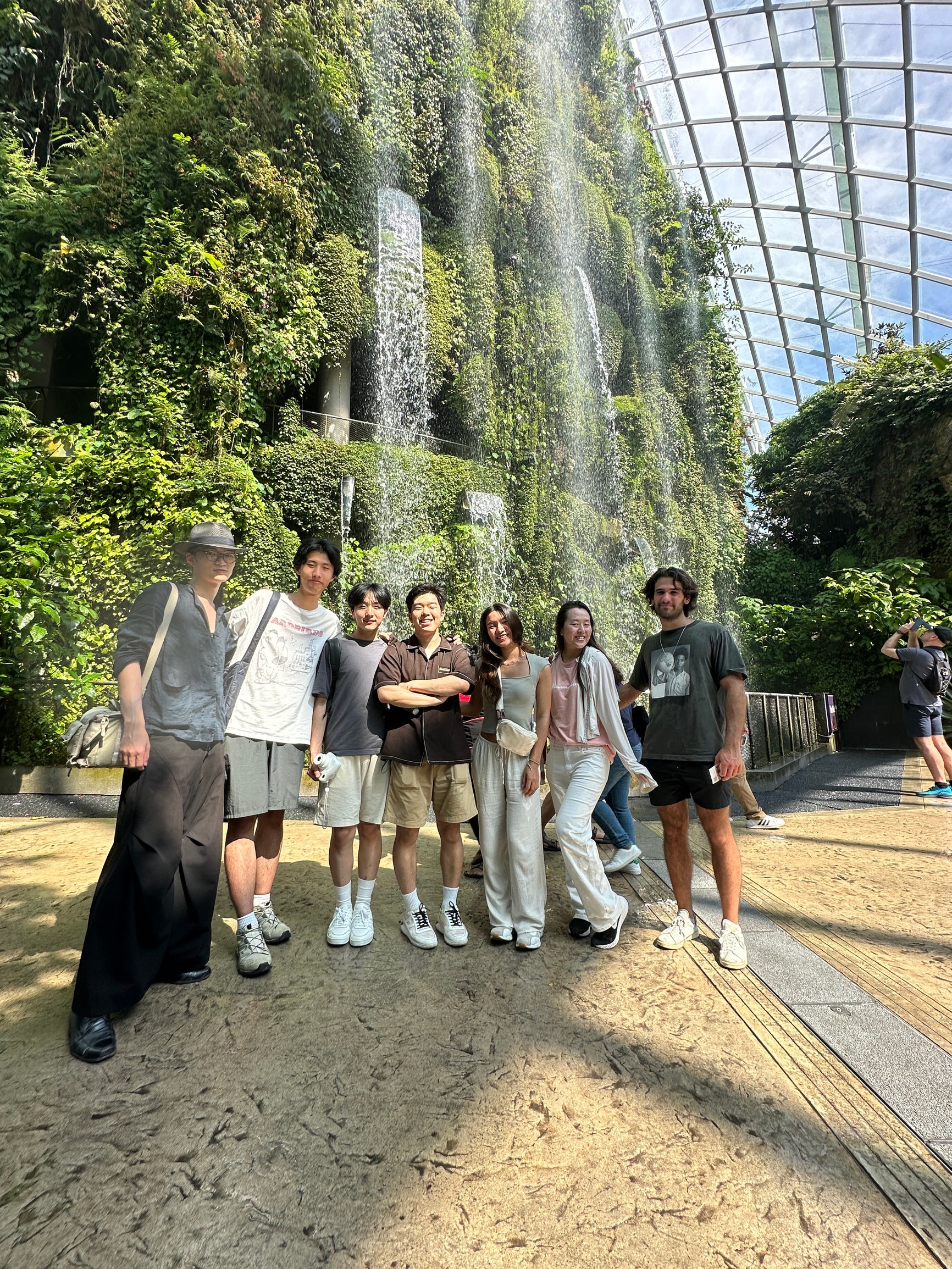 Rice Architecture students soaking in the sights of Singapore.