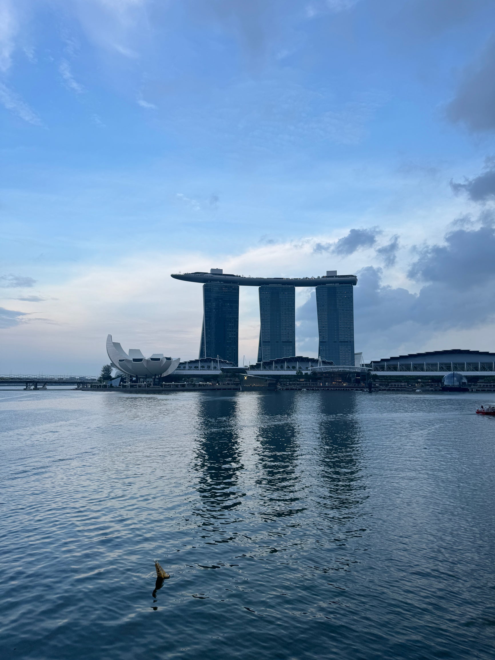 A photo of the Marina Bay Sands in Singapore.