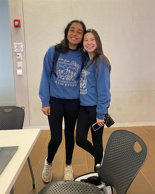 Maya with another RHA friend.