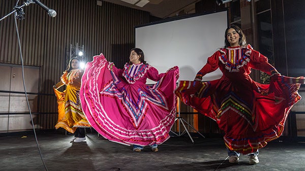 A photo from the ¡Ritmo! performance.