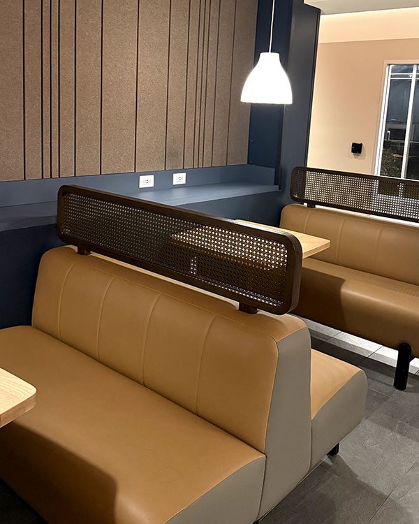 Sofas with a low light 