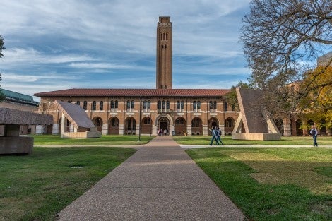 a view of Maxfield Hall for Engineering