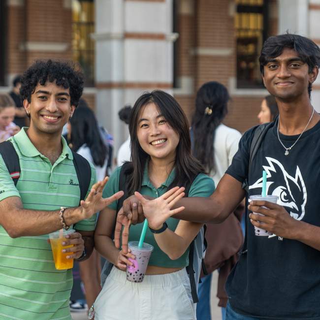 Rice students show school spirit 