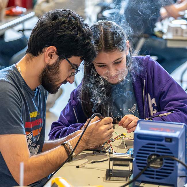 Members of the Rice Robotics Club design, 3D-print and assemble their custom-built battlebots from scratch.