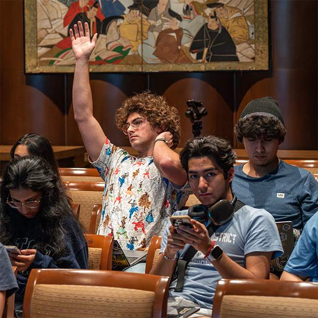 Representatives from all 11 residential colleges advocate for Rice Owls at the university, local and state levels through Student Association meetings.