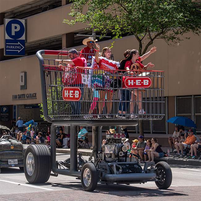 The Houston Art Car Parade is the largest celebration of its kind in the world.