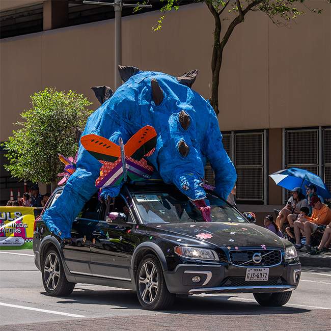 The Art Car Parade is Houston's largest free public event.