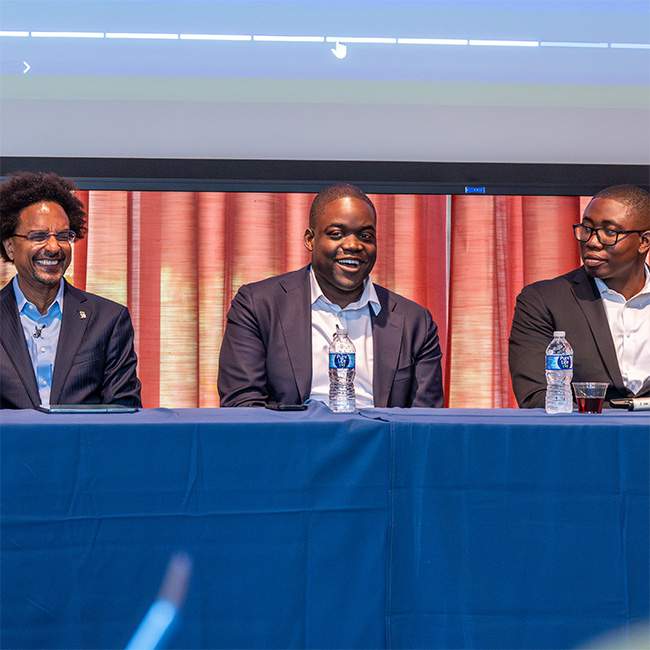 Panelists at the Juneteenth celebration share how their experiences at Rice helped to shape their current leadership practices.
