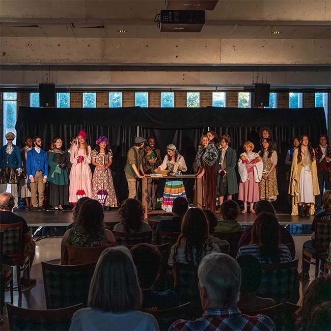 Lovett Theater returns from an 15 year hiatus with “Into the Woods,” a production featuring iconic fairy-tale characters in a story about the consequences of wish fulfillment and the complexities of life.