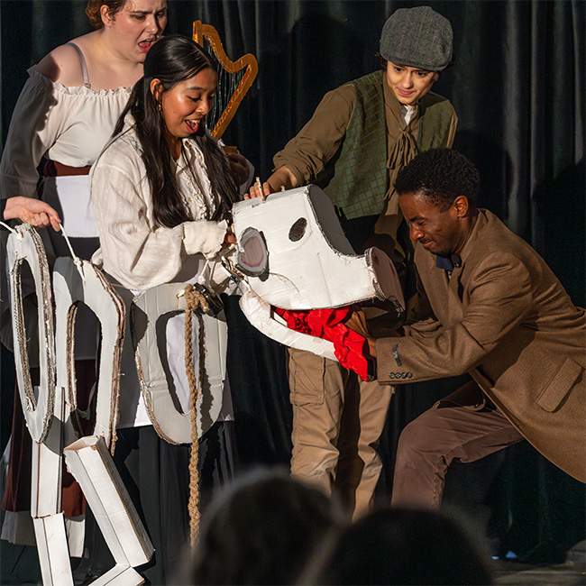 The production is funded in part by the city of Houston through the Houston Arts Alliance.